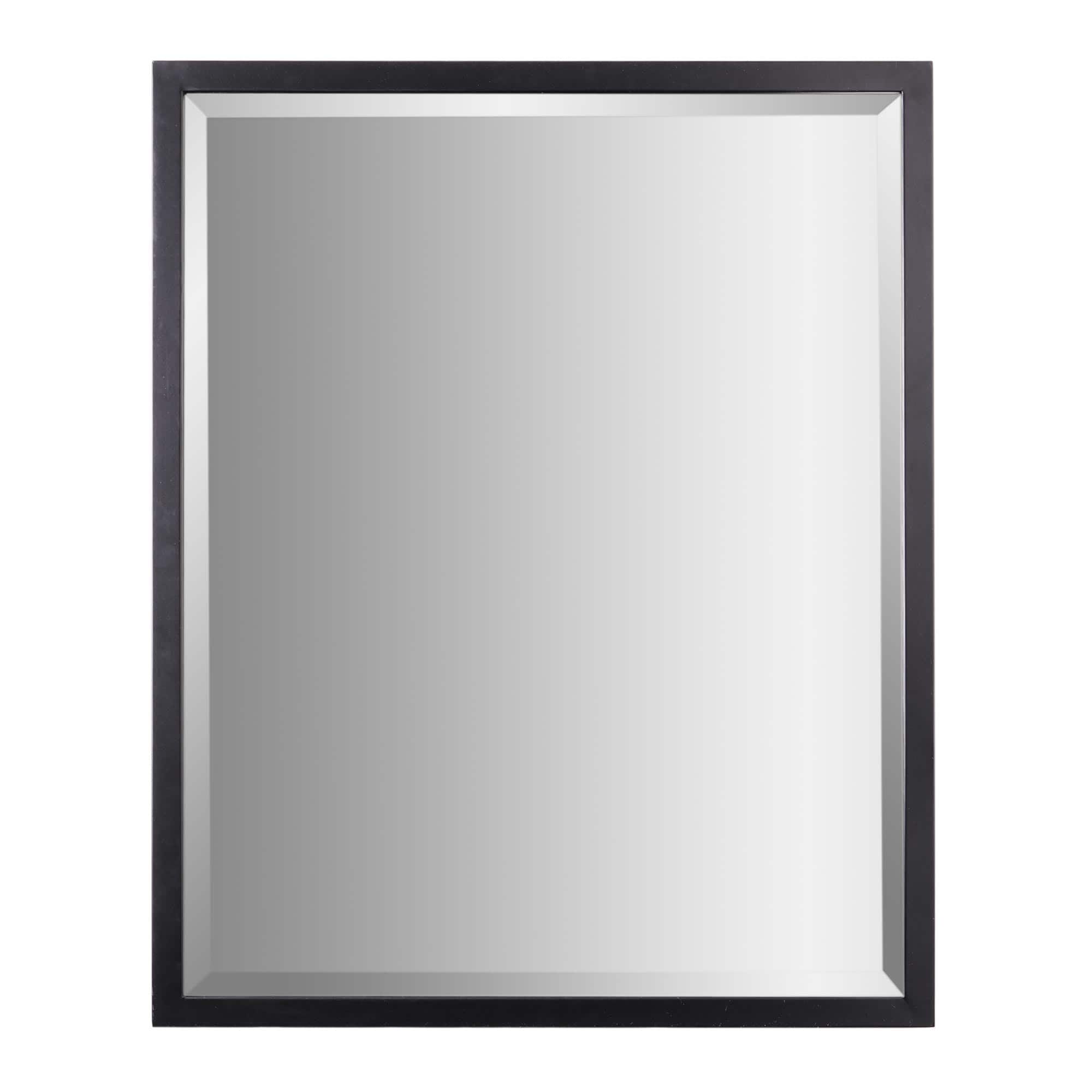 Head West Metal Framed Beveled Edge Rectangular Vanity Wall Mirror